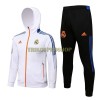 Real Madrid Hooded Trainingsjacke 2022-23 Weiße Für Herren